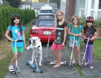 Who says scooters are only for girls?