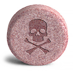 pill with poison logo